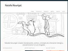 Tablet Screenshot of natalienourigat.com